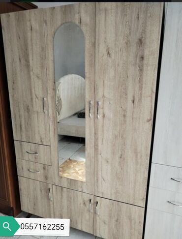 Dolablar: Yeni, Açılan, 3 qapılı Düz dolab, Qarderob, paltar dolabı, Azərbaycan — 15