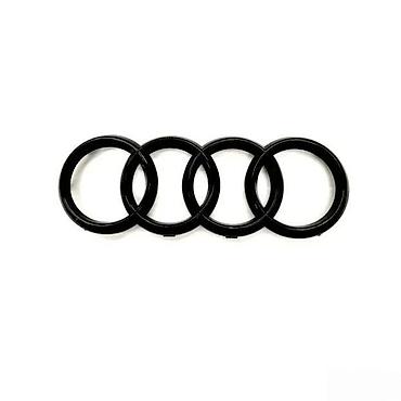 Auto delovi, gume i tjuning: Audi znak za gepek crni 20cm x 7cm - samolepljiv. Zamenski znakovi — 1