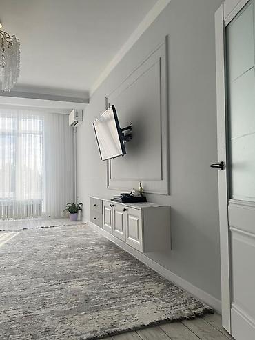 киркомстром квартиры: 2 комнаты, 79 м², Аламедин-1 мкр Элитка, 3 этаж, Дизайнерский ремонт — 3