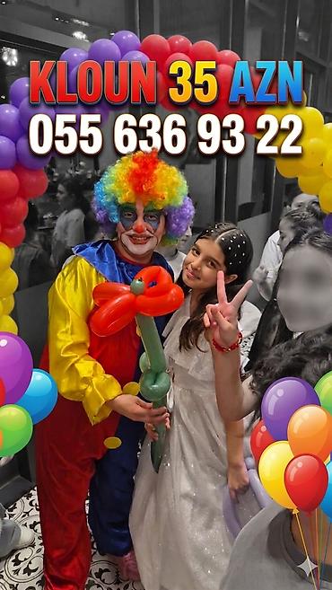 klounlar: Peşəkar kloun ✔️ Əyləncəli oyunlar ✔️ Rəqslər və flashmob ✔️ Şar şou 🎈 — 8