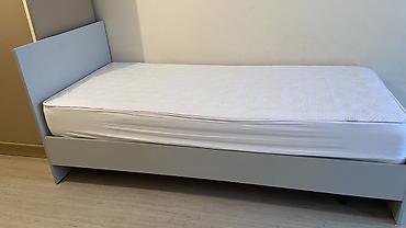 купить кровать односпальную с матрасом: Односпальная кровать, Б/у, С матрасом, длина - 200 см — 2