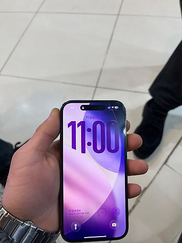 Apple iPhone: IPhone 14 Pro, 256 GB, Deep Purple, Face ID — 16