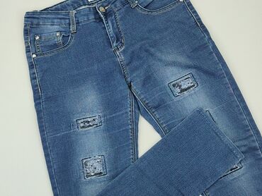jeansy rurki z wysokim stanem: Jeans, 16 years, 176, condition - Very good