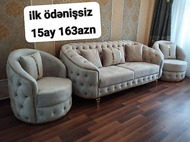 klassik stullar: Zövqlü və möhtəşəm künc divan kolleksiyası İlkin ödenişsiz ⚜️Tek — 7