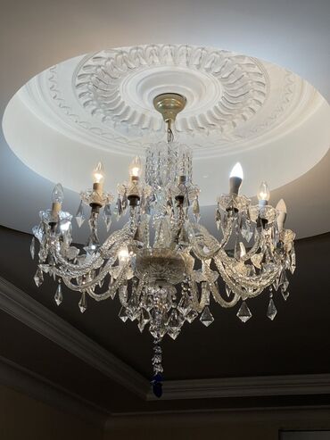 Sandıqlar: Çılçıraq, 10 və daha çox lampa, Xrustal