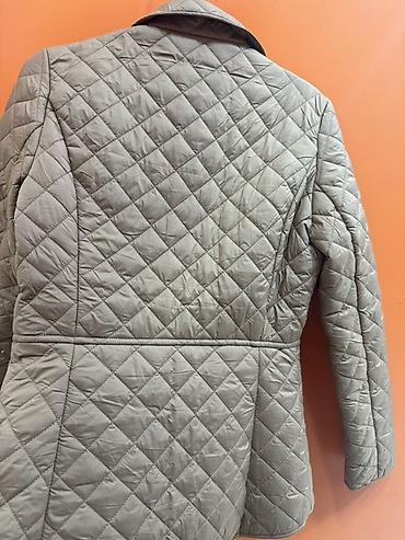 alt geyim: Halara qadın qatlmalı jaket - Rəng: bej/boz ton - Dizayn: romb — 2