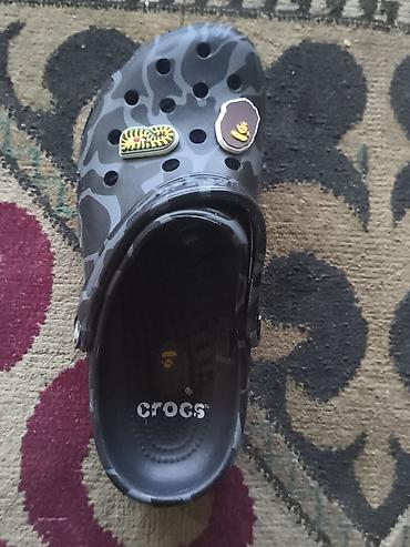 jibbitz: Сабо, 40, Crocs, Новый, цвет - Серый, Самовывоз — 1