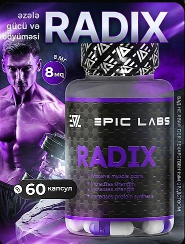 Спорт и отдых: RADİX, insan bədəninin sümük və əzələ toxumasında yerləşən androgen — 1