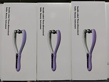 massage machine: Двусторонний трёхмерный роликовый массажёр для лица и тела Описание — 1
