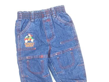 5 10 15 kombinezony zimowe: Denim pants, 3-6 months, condition - Very good