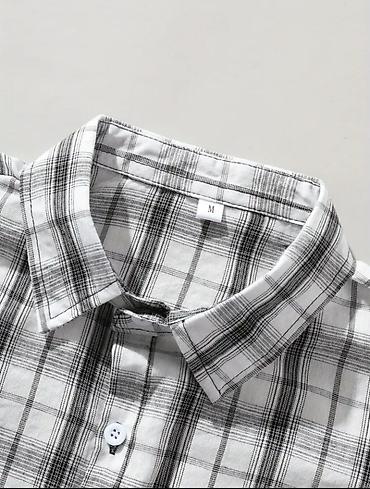 Košulje: Muška karirana košulja, vel. 5 XL, dugih rukava - Dizajn: klasična — 3