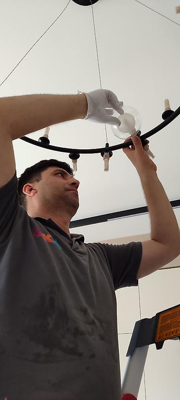 Elektrik ustasi.Menzillerin sifirdan elektrik temir isleri.Evin ümumi
