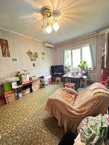 перепланировка квартиры 105 серии: 2 комнаты, 48 м², 105 серия, 2 этаж, Старый ремонт