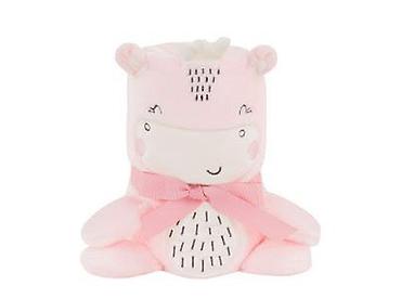 karneri: KikkaBoo Baby ćebence sa 3D vezom 75x100 – Hippo Dreams (šifra: KKB5) — 3