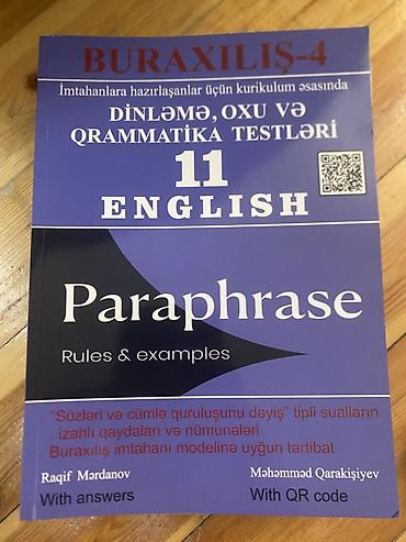 14 lük: : “Buraxılış-4: Dinləmə, Oxu və Qrammatika Testləri – 11 English — 1