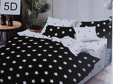 Posteljina: BRACNE POSTELJINE – komplet 5D dezen Opis: - Komplet posteljine sa — 8