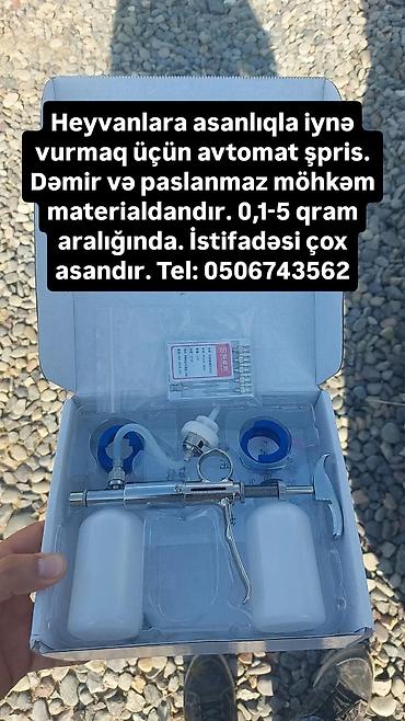 ucuz goyərcinlər: Heyvanlar üçün avtomat şpris seti - Heyvanlara iynəni sürətli və — 1