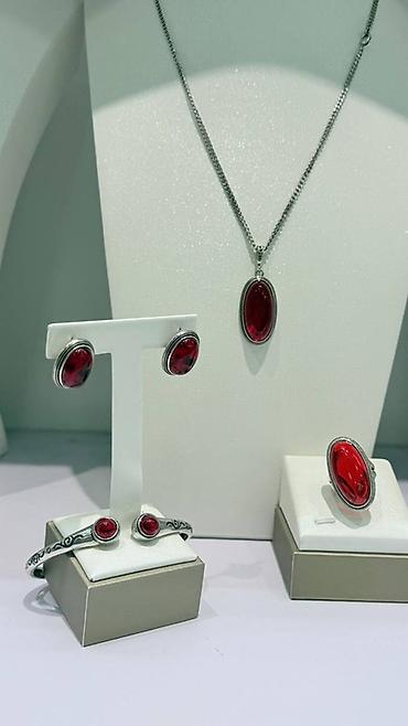 Серебряные наборы украшений: Набор украшений, Проба 925, Новый — 5