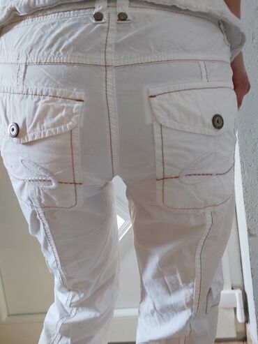 Pantalone: S (EU 36), Normalan struk, Ravne nogavice — 7