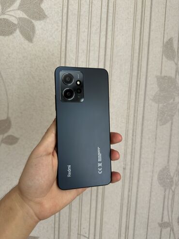 теля: Xiaomi, Redmi Note 12, Б/у, 128 ГБ, цвет - Черный, 2 SIM