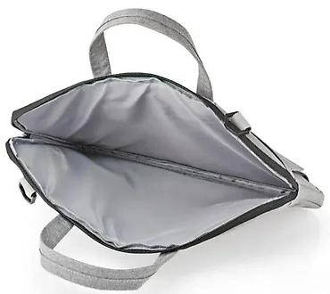 Futrole i torbe za laptopove: Torba za laptop – siva, poslovni stil - Dimenzije: pogodna za većinu — 4
