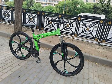 iwlenmiw velosiped: 24-lük-115-azn. 26-luq sadə-125-azn, 26-lıq Qatlanan 145-azn. 29-luq — 6