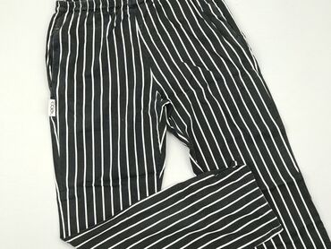 bluzki w bialo czarne paski: Material trousers, M (EU 38), condition - Good