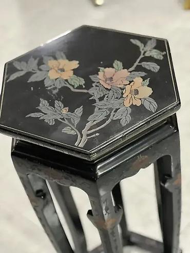 50cm: Stilski kineski postament Dobro stanje 35 x 35 cm visina 81 cm Licno — 8