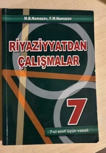 Kitablar, jurnallar, CD, DVD: Riyaziyyatdan çalışmalar namazov-->5₼
ici yazilmayib cırığı yoxdur