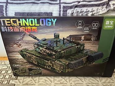 oglan usagi ucun oyuncaqlar: LEIBAO “TECHNOLOGY” uzaqdan idarə olunan tank konstruktor dəsti - — 1