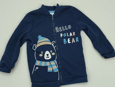 niebieski sweterek rozpinany: Bluza, So cute, 2-3 lat, 92-98 cm, stan - Dobry