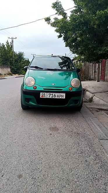devo tiko: Daewoo Matiz: 2001 г., 0.8 л, Механика, Бензин, Хэтчбэк — 2