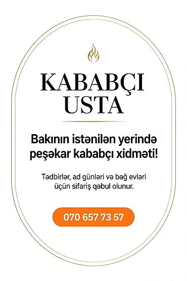 donerci is elanlari: Manqalçı, kababçı, Kişi, 40 yaş, 5 ildən artıq təcrübə — 3