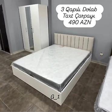 Yataq otağı dəsti - 3 qapılı şkaf: orta qapıda güzgü, yanlarda lalafo.az -da Yataq otağı dəsti - 3 qapılı şkaf: orta qapıda güzgü, yanlarda