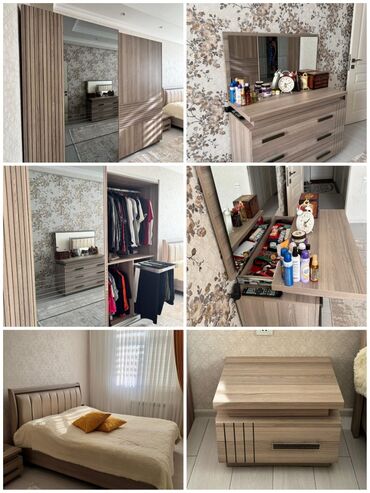 Kilim mebeldən ideal vəzyətdə bir ilin yataq dəsti satilir,dolabin eni