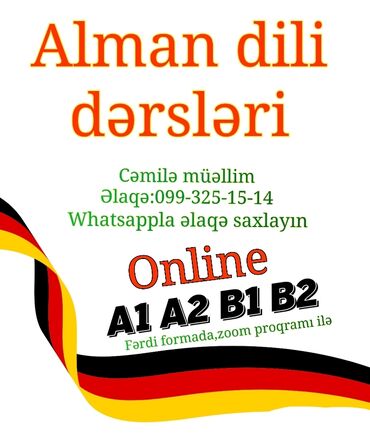 Вакансии: Alman dilini intensiv şəkildə ən müasir metodlarla mənimlə