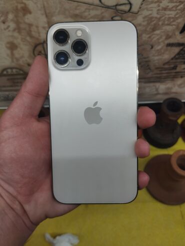 Apple iPhone: IPhone 12 Pro Max, 128 GB, Qızılı, Barmaq izi, Simsiz şarj, Face ID