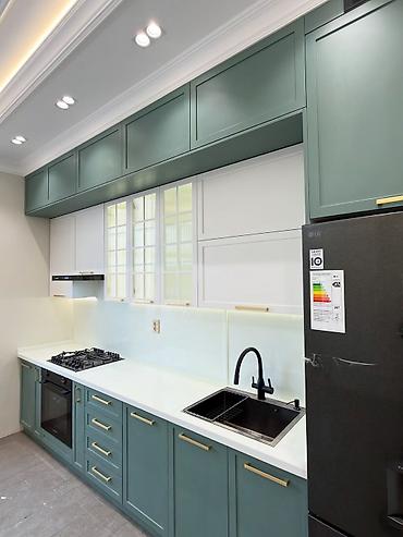 Кухонные гарнитуры: Кухонный гарнитур, цвет - Зеленый — 8