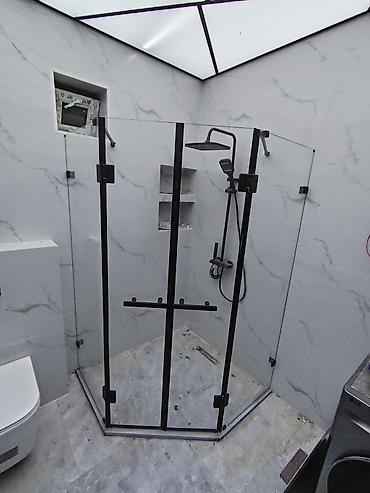 Duş kabinaları, arakəsmələr: Arakəsmə, Künc üçün — 22