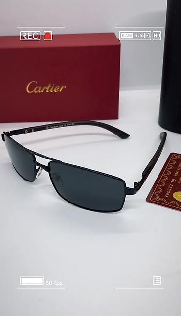 Aksesuarlar: Cartier gün eynəyi - Brend: Cartier - Model: kvadratvari — 3