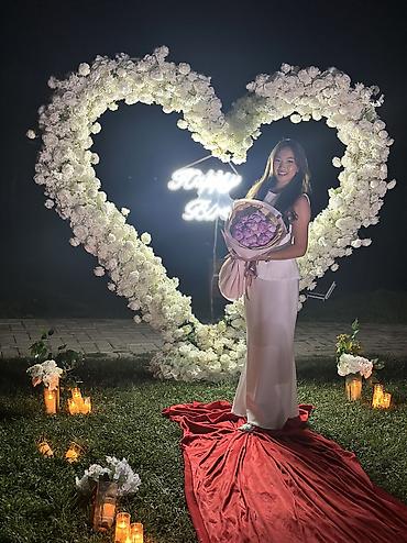 розы в колбе: Аренда фотозоны/оформления для праздника «Happy Birthday» Состав: - — 4