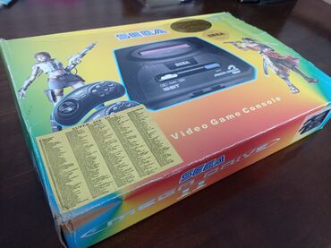 чехол для джойстика: Сега Sega mega drive 2 с хорошим качественным джойстиком, с двумя