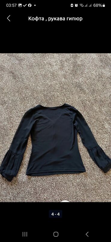 Рубашки: Кофты разные - 3 штуки . 1 -44-46 размер, джинсовые платье. 46-48 — 4