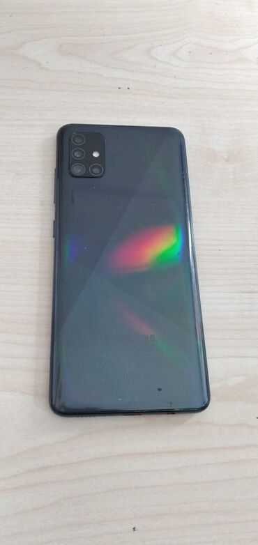 samsung galaxy a51 kabro: Samsung A51, 64 GB, rəng - Göy, İki sim kartlı, Face ID, Sənədlərlə