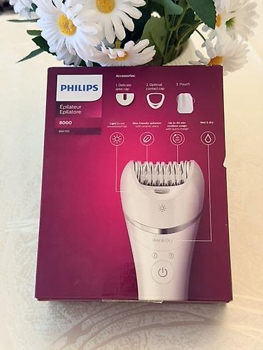 Epilyatorlar: Philips Epilator Series 8000 (BRE700) Xüsusiyyətlər: - Wet & Dry — 4