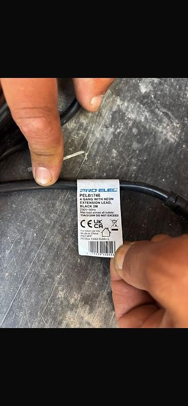 neon: Сетевой удлинитель Pro-Elec PELB1746 - Тип: удлинитель на 4 розетки — 1