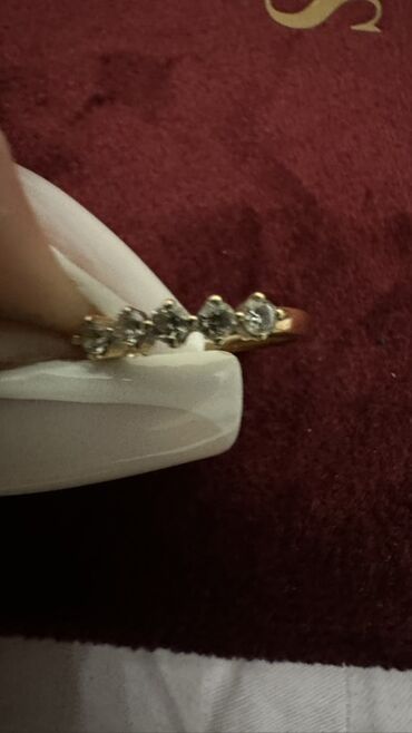 пандора набор сердечки: Золотое кольцо с дорожкой из камней бриллианты 585 проба - Металл