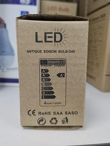Лампочки: Светодиодная лампа LED Antique Edison Bulb G45. Декоративная — 3