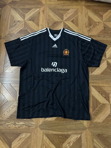 Köynək və bluzalar: Balenciaga Adidas Futbol Forması 100% Polister Eni: 65 cm Uzunluq