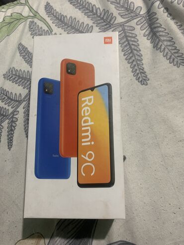 тел редми: Xiaomi, Redmi 9C, Б/у, 64 ГБ, цвет - Оранжевый, 2 SIM
